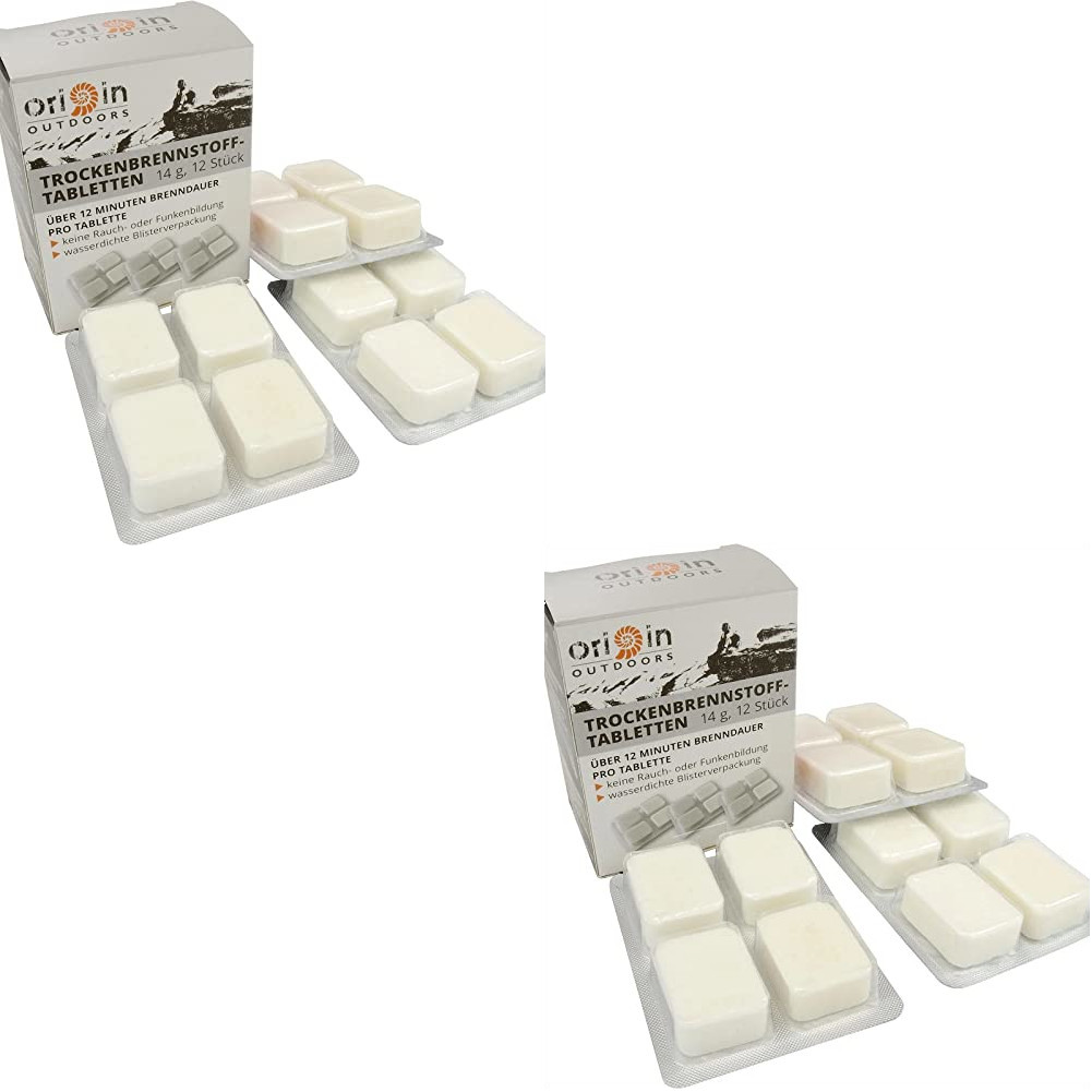 Doppelpack Origin Outdoors Trockenbrennstofftabletten 179630
