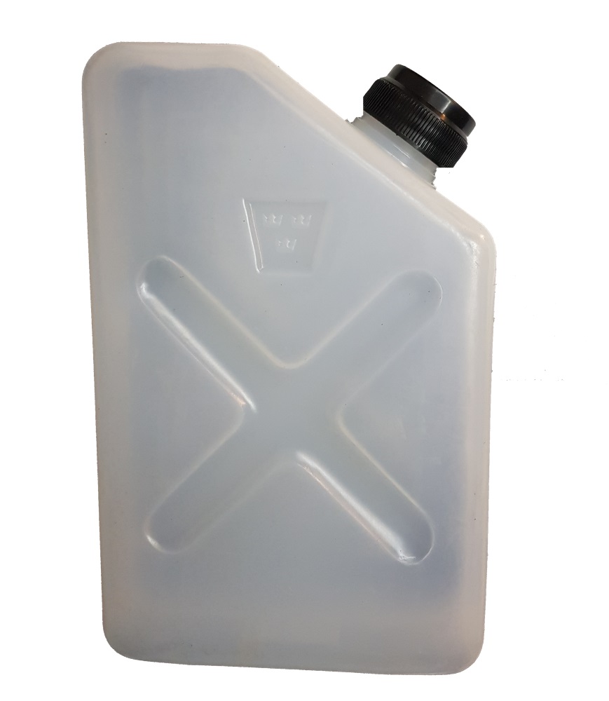Schwedische Spiritusflasche Kunststoff klar 400 ml Flasche Armee