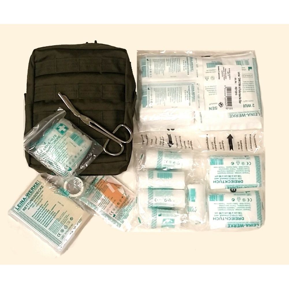 43 tlg. First Aid Set Leina Molle Tasche Camping Erste Hilfe Set Made in Germany