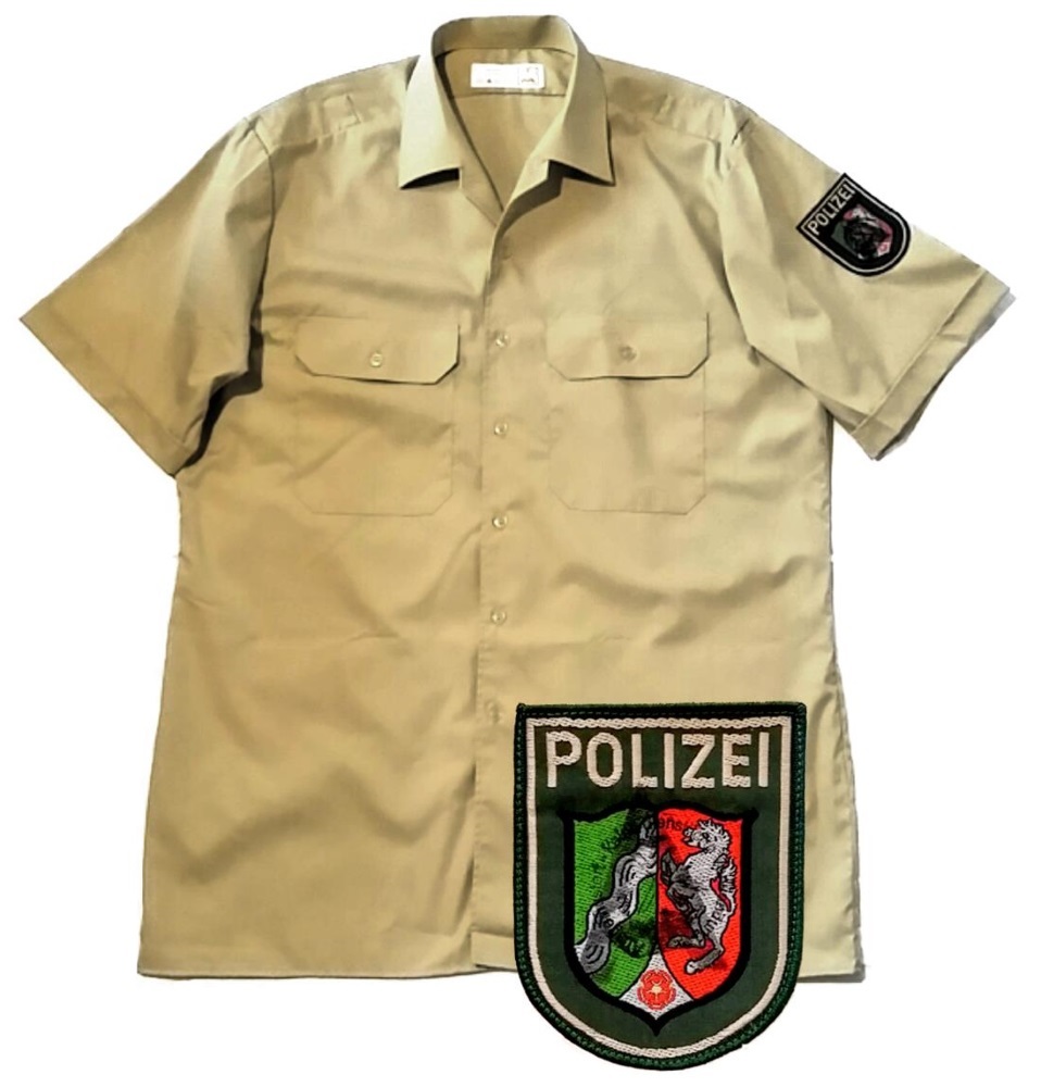 Polizei Hemd kurzarm Polizeihemd keine aktuelle Uniform gestempelt Gr.41/42