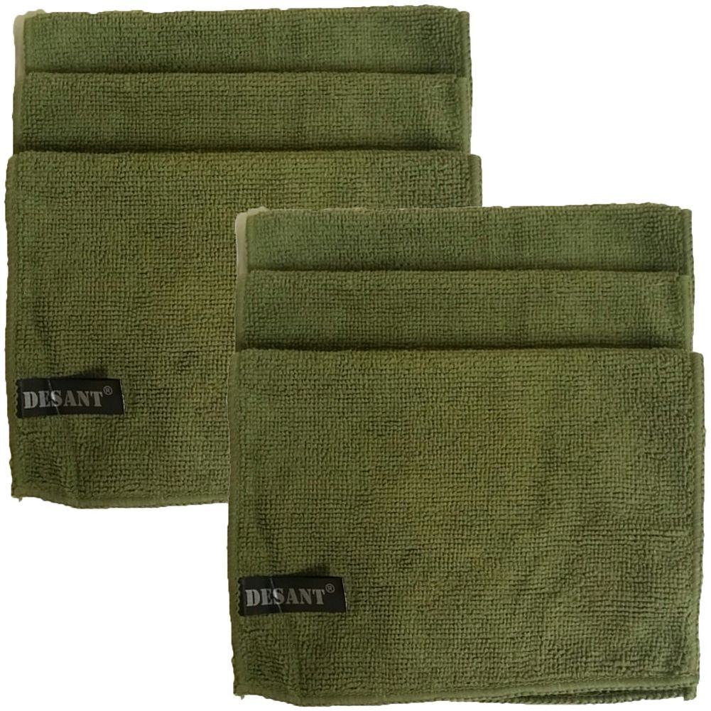 6er Pack a 20x30 cm Mikrofaser Handtuch Gästetuch Reisetuch Trekkinghandtuch