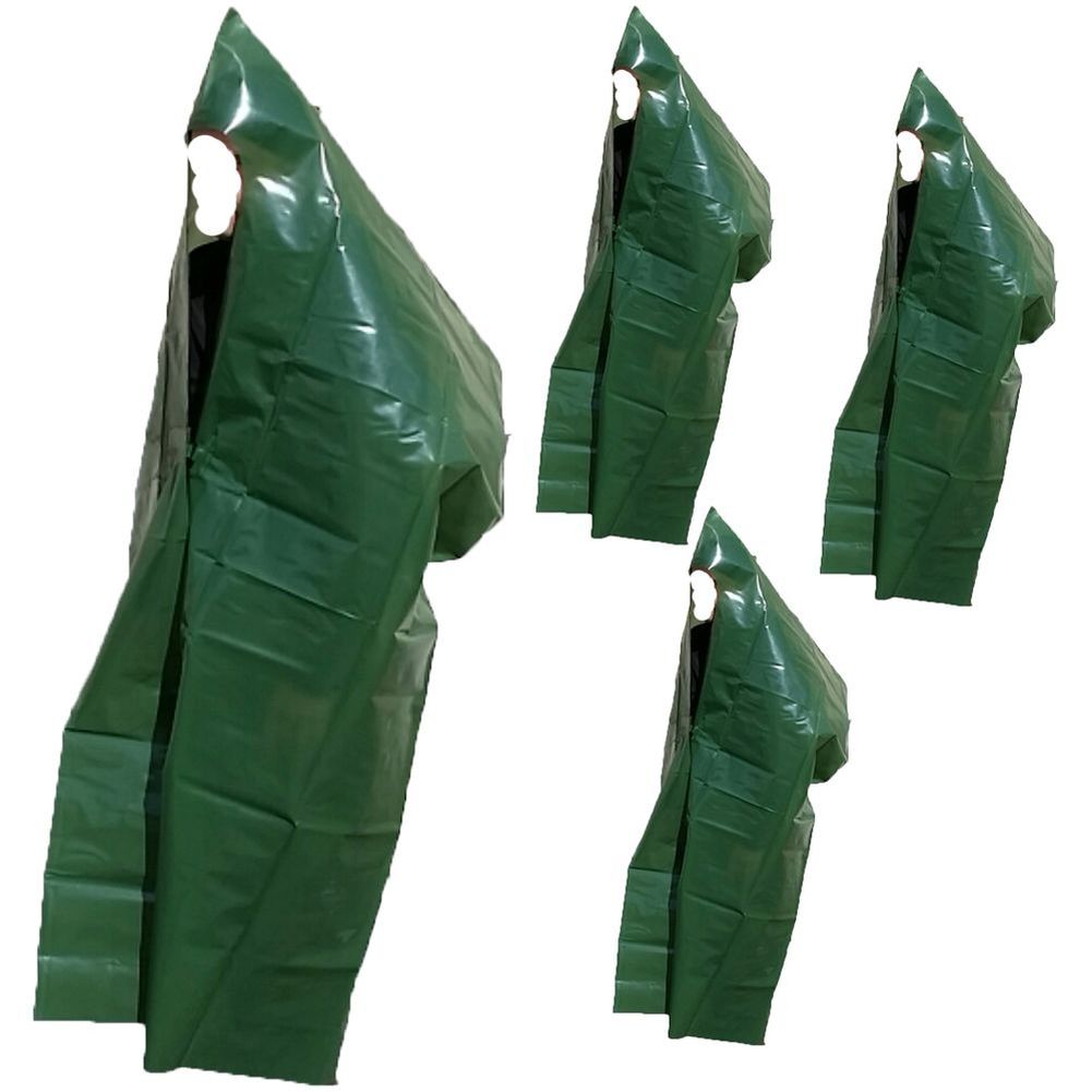 4 Stück NVA Poncho SBU 67 Regenschutz Nässeschutz Überwurf Armee DDR ABC Plane