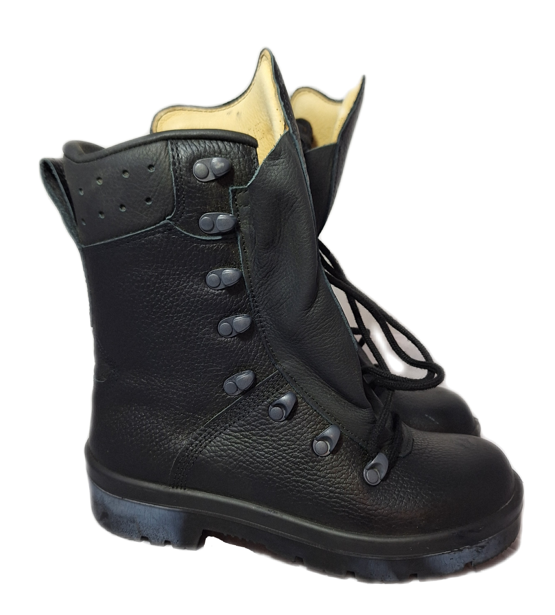 ~143 Kampfstiefel Original Bundeswehr BW Gr. 34 Stiefel Junge Leder Militär
