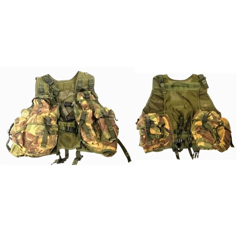 British Woodland DPM Einsatzweste Tatical Molle Day Pack mit Taschen