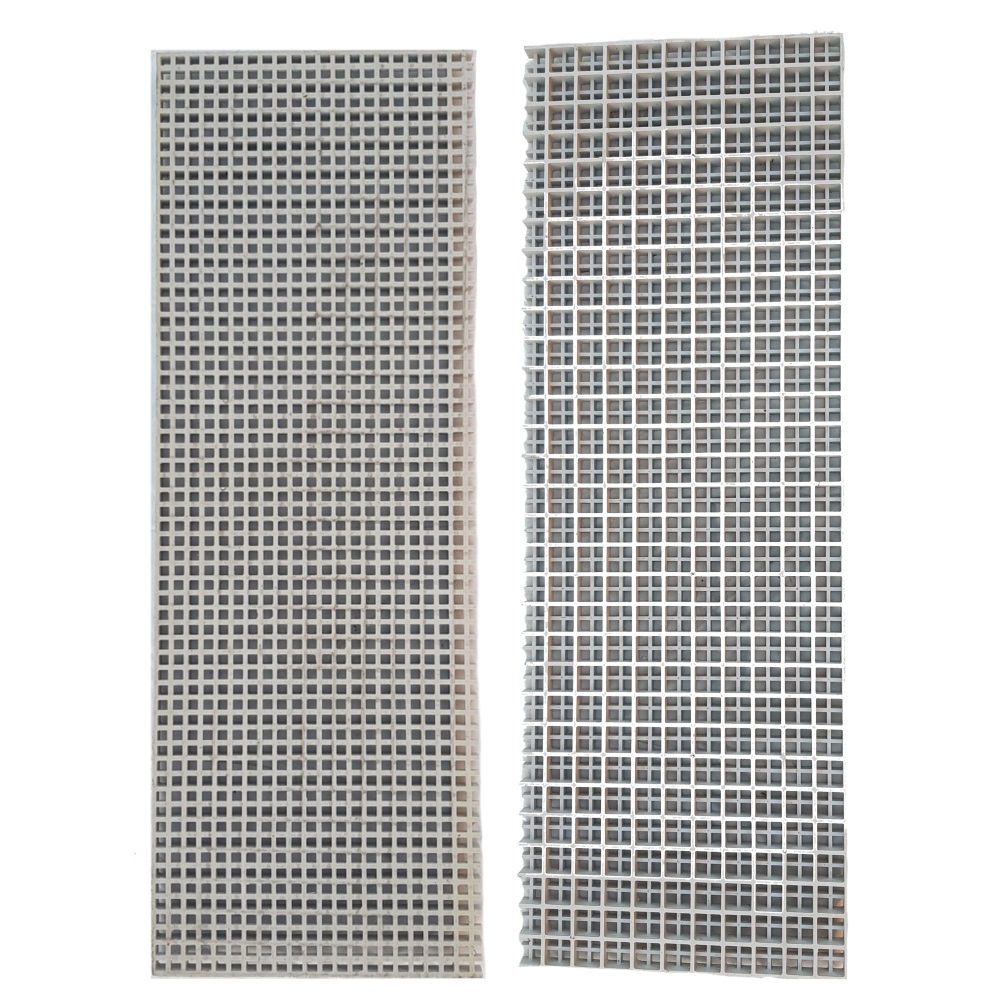 GFK Gitterrost Waffleboard Sandblech Auffahrrampe 1247 x 405 mm grau neu