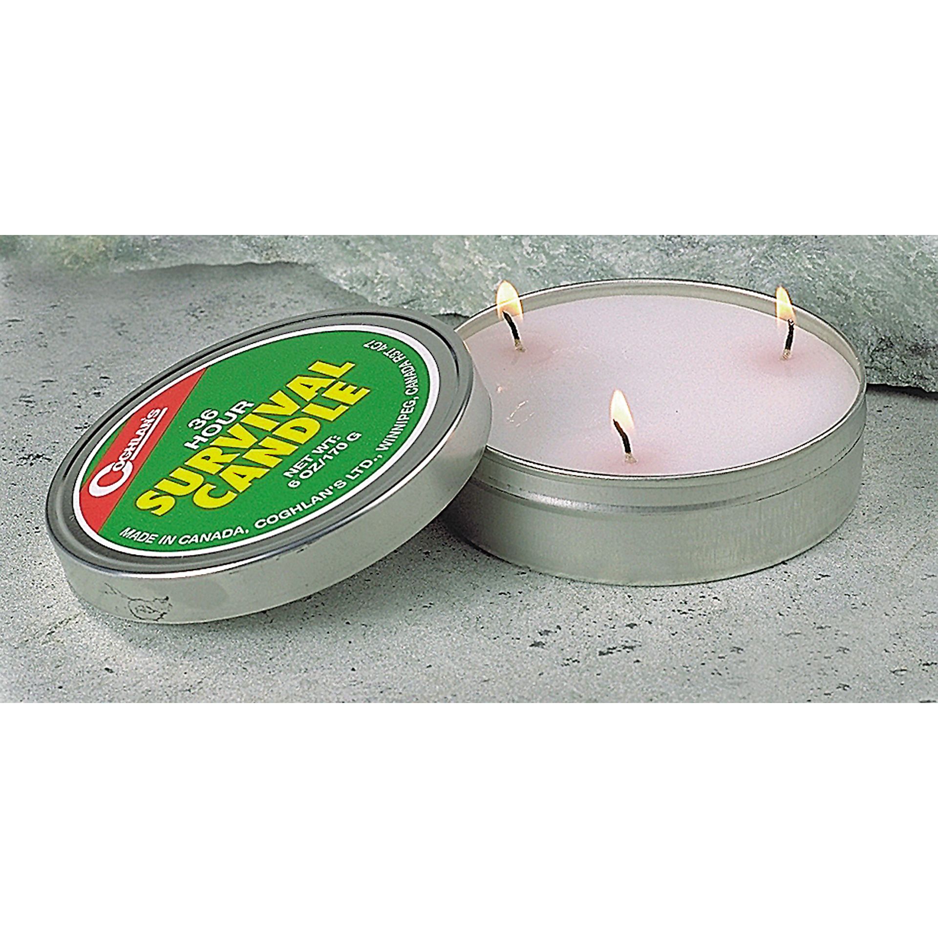 Coghlans Herren Candle Survival Kerze, Weiß, 10.8cm l x 14cm w x 3.8cm h, 9248