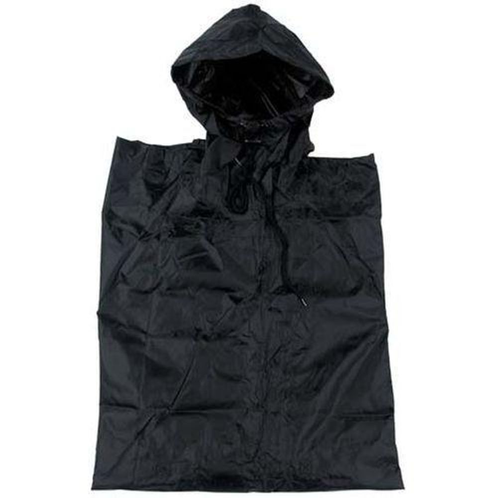 US Poncho Rip Stop schwarz