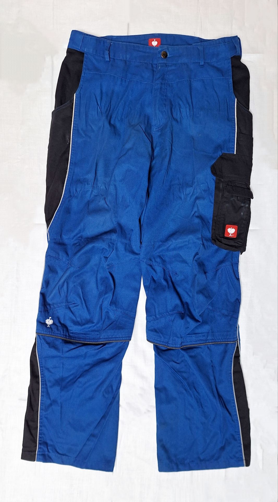 Arbeitskleidung Art.Mas JEANS Latzhose Arbeitshose Bundhose Schwarz Gr. L